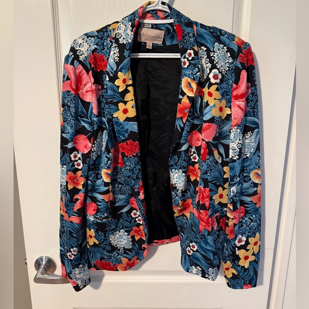 Philosophy Floral Women's Blazer - Multicolor